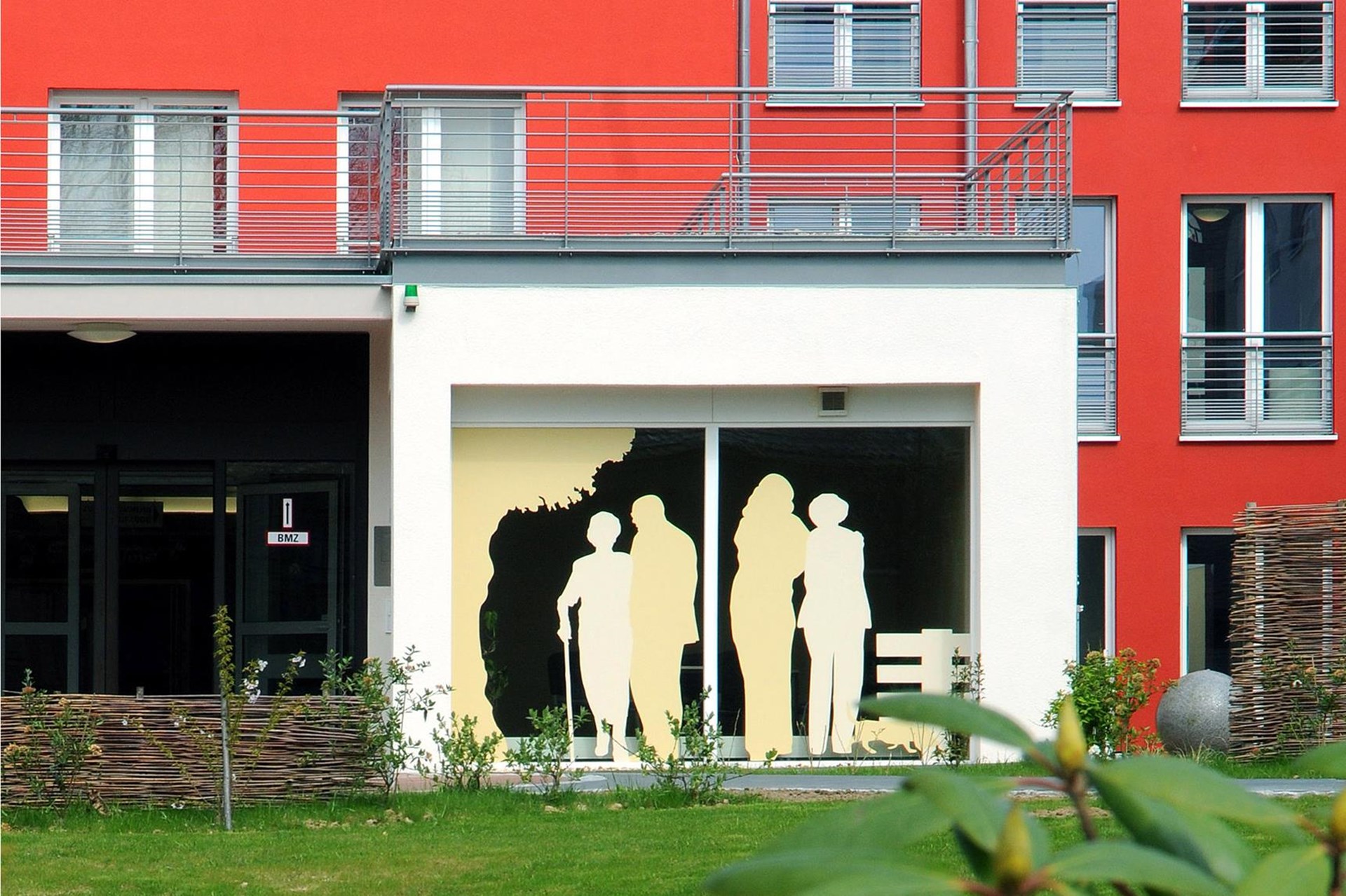 Vorderseite des Caritaszentrums Giesenkirchen